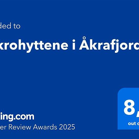 Mikrohyttene I Akrafjorden Etnesjoen Exterior photo